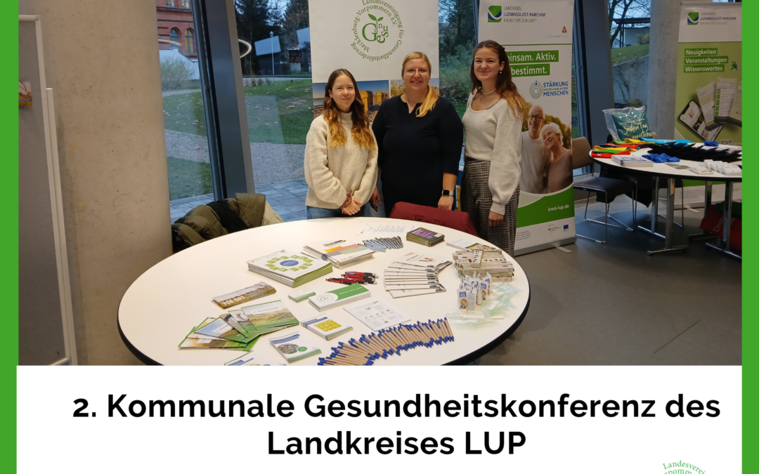 2. Kommunale Gesundheitskonferenz des Landkreises Ludwigslust-Parchim am 20.11.2024 in Parchim