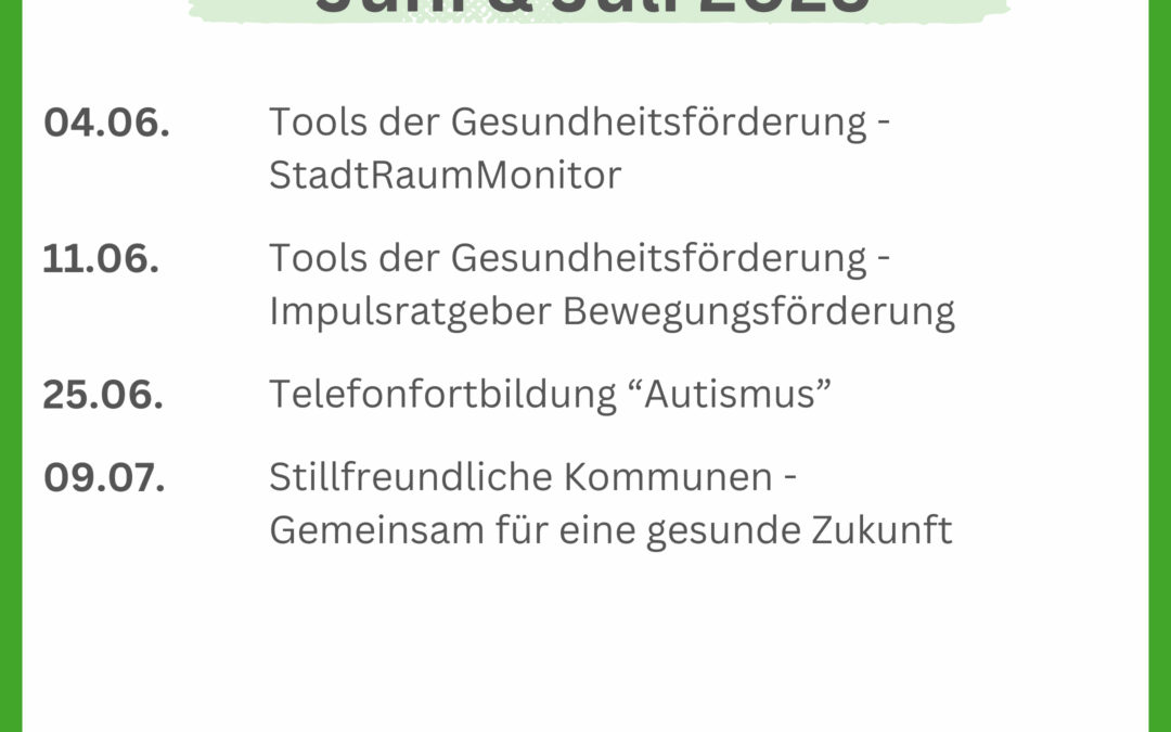 LVG MV Veranstaltungen – Vorschau